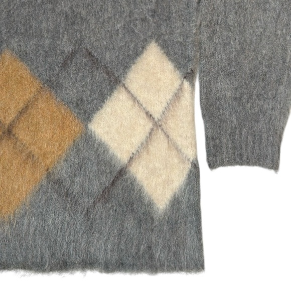 Madewell Brushed Argyle Crewneck Sweater - Picture 10 of 16